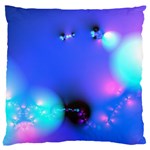 Love In Action, Pink, Purple, Blue Heartbeat Standard Flano Cushion Case (Two Sides) Front