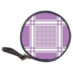 Purple Geometric Headdress Classic 20-cd Wallets by Mariart