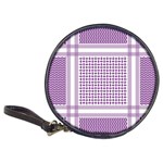 Purple Geometric Headdress Classic 20-CD Wallets Front