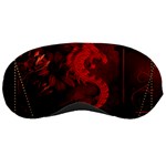 Wonderful Red Chinese Dragon Sleeping Masks Front