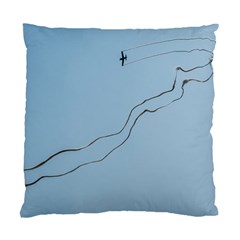 Airplane Airplanes Blue Sky Standard Cushion Case (two Sides) by Mariart