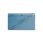 Airplane Airplanes Blue Sky Cosmetic Bag (Small) Back