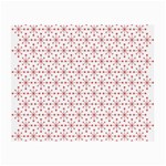 Pattern Christmas Pattern Red Stars Small Glasses Cloth Front