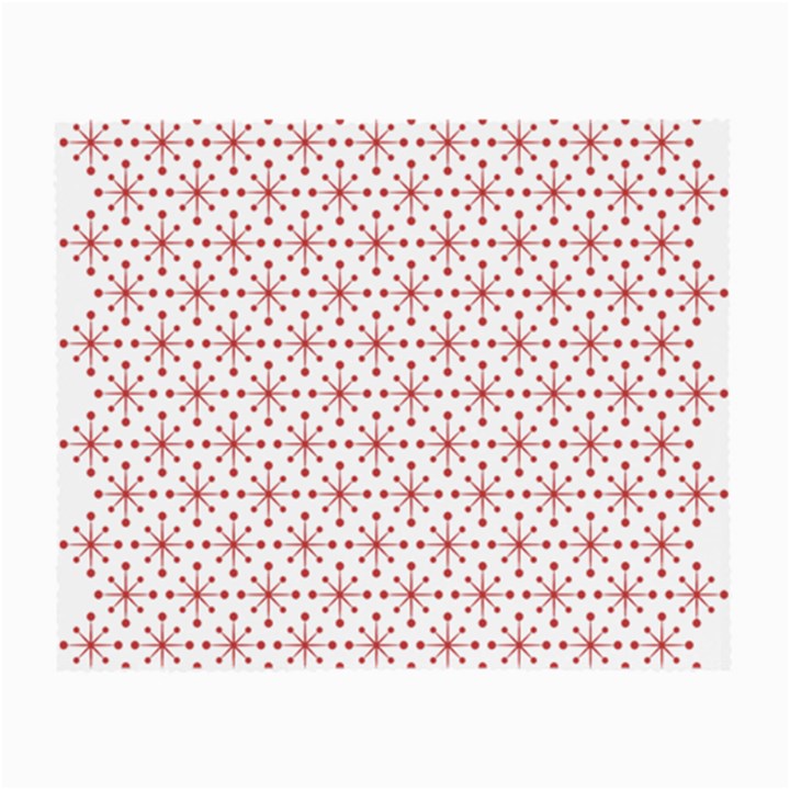 Pattern Christmas Pattern Red Stars Small Glasses Cloth