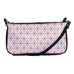 Pattern Christmas Pattern Red Stars Shoulder Clutch Bag Front