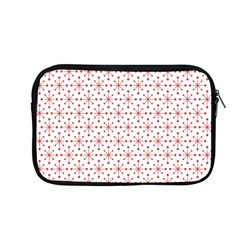 Pattern Christmas Pattern Red Stars Apple Macbook Pro 13  Zipper Case