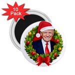 Trump Wraith Make Christmas Trump Only Sticker Trump Wrait Pattern13k Red Only 2.25  Magnets (10 pack)  Front