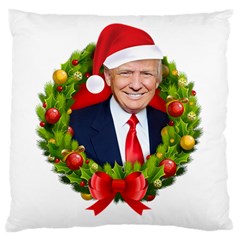 Trump Wraith Make Christmas Trump Only Sticker Trump Wrait Pattern13k Red Only Large Cushion Case (two Sides) by snek