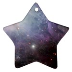 Orion Nebula pastel violet purple turquoise blue star formation  Ornament (Star) Front