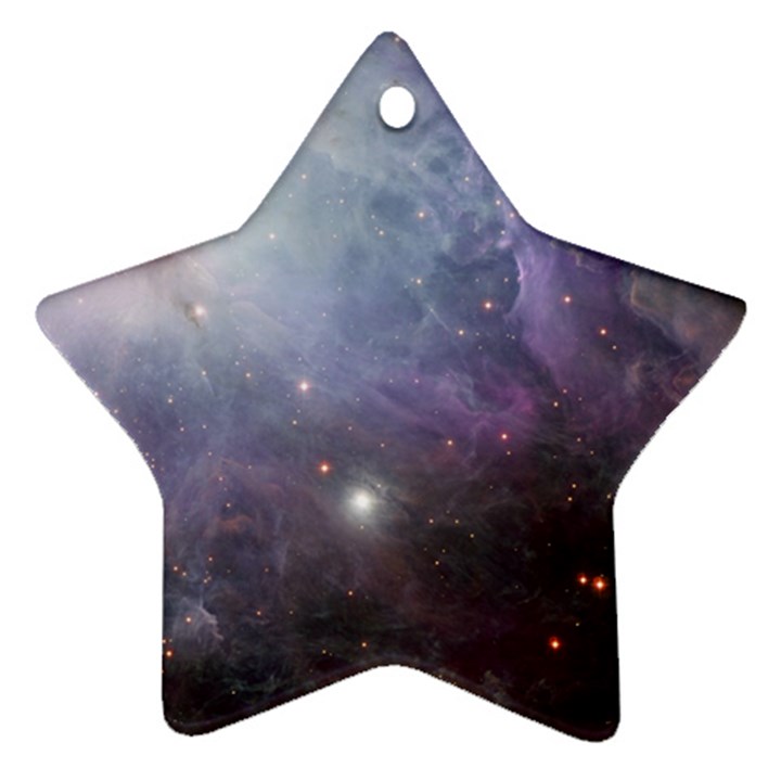 Orion Nebula pastel violet purple turquoise blue star formation  Ornament (Star)