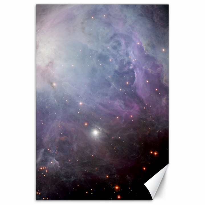 Orion Nebula pastel violet purple turquoise blue star formation  Canvas 20  x 30 