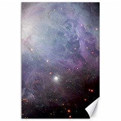 Orion Nebula Pastel Violet Purple Turquoise Blue Star Formation  Canvas 24  X 36 