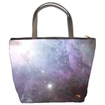 Orion Nebula pastel violet purple turquoise blue star formation  Bucket Bag Back