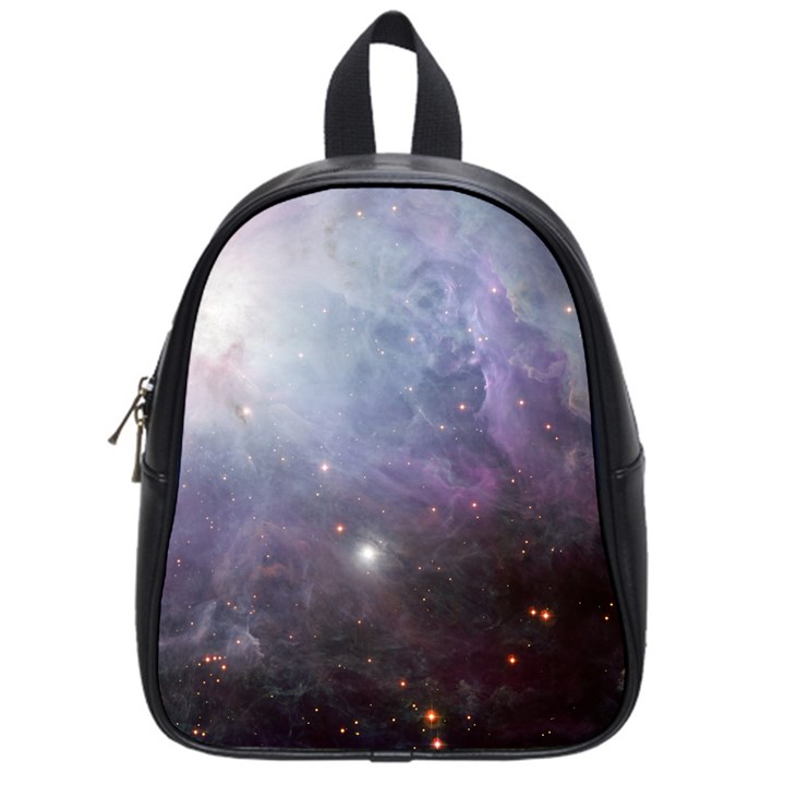 Orion Nebula pastel violet purple turquoise blue star formation  School Bag (Small)