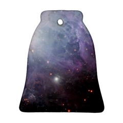 Orion Nebula Pastel Violet Purple Turquoise Blue Star Formation  Bell Ornament (two Sides)