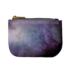 Orion Nebula Pastel Violet Purple Turquoise Blue Star Formation Mini Coin Purse by genx