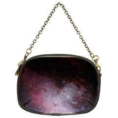 Eagle Nebula Wine Pink And Purple Pastel Stars Astronomy Chain Purse (one Side) by genx