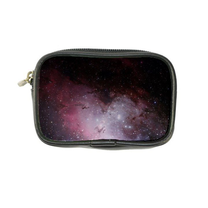 Eagle Nebula Wine Pink and Purple pastel Stars Astronomy Coin Purse