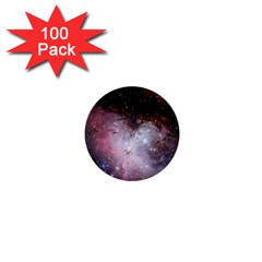 Eagle Nebula Wine Pink And Purple Pastel Stars Astronomy 1  Mini Buttons (100 Pack)  by genx