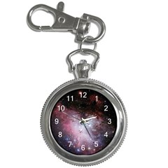 Eagle Nebula Wine Pink And Purple Pastel Stars Astronomy Key Chain Watches