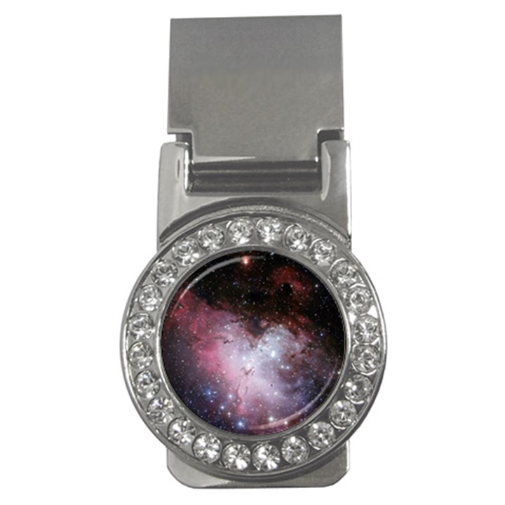 Eagle Nebula Wine Pink and Purple pastel Stars Astronomy Money Clips (CZ) 