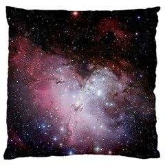 Eagle Nebula Wine Pink And Purple Pastel Stars Astronomy Large Cushion Case (one Side)