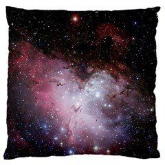 Eagle Nebula Wine Pink And Purple Pastel Stars Astronomy Standard Flano Cushion Case (one Side)