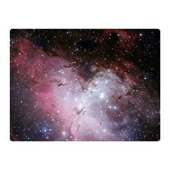 Eagle Nebula Wine Pink And Purple Pastel Stars Astronomy Double Sided Flano Blanket (mini) 