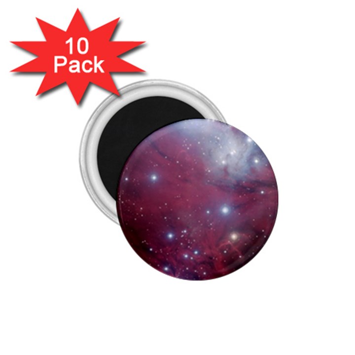 Christmas Tree cluster red stars nebula constellation Astronomy 1.75  Magnets (10 pack) 