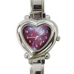 Christmas Tree cluster red stars nebula constellation Astronomy Heart Italian Charm Watch Front