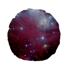 Christmas Tree Cluster Red Stars Nebula Constellation Astronomy Standard 15  Premium Round Cushions