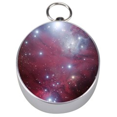 Christmas Tree Cluster Red Stars Nebula Constellation Astronomy Silver Compasses by genx