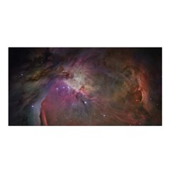 Orion Nebula Star Formation Orange Pink Brown Pastel Constellation Astronomy Satin Shawl by genx