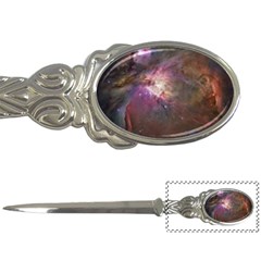 Orion Nebula Star Formation Orange Pink Brown Pastel Constellation Astronomy Letter Opener by genx