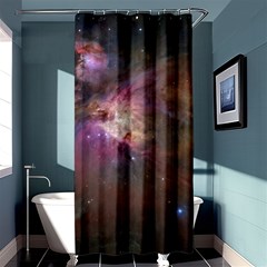 Orion Nebula Star Formation Orange Pink Brown Pastel Constellation Astronomy Shower Curtain 36  X 72  (stall) 