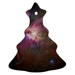 Orion Nebula Star Formation Orange Pink Brown Pastel Constellation Astronomy Ornament (christmas Tree)  by genx