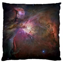 Orion Nebula Star Formation Orange Pink Brown Pastel Constellation Astronomy Large Cushion Case (one Side) by genx