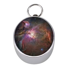 Orion Nebula Star Formation Orange Pink Brown Pastel Constellation Astronomy Mini Silver Compasses by genx