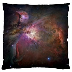 Orion Nebula Star Formation Orange Pink Brown Pastel Constellation Astronomy Standard Flano Cushion Case (two Sides) by genx