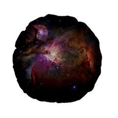 Orion Nebula Star Formation Orange Pink Brown Pastel Constellation Astronomy Standard 15  Premium Flano Round Cushions