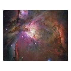 Orion Nebula Star Formation Orange Pink Brown Pastel Constellation Astronomy Double Sided Flano Blanket (large) 