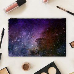 Carina Nebula Ngc 3372 The Grand Nebula Pink Purple And Blue With Shiny Stars Astronomy Cosmetic Bag (large) by genx