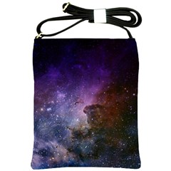 Carina Nebula Ngc 3372 The Grand Nebula Pink Purple And Blue With Shiny Stars Astronomy Shoulder Sling Bag by genx