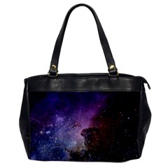 Carina Nebula Ngc 3372 The Grand Nebula Pink Purple And Blue With Shiny Stars Astronomy Oversize Office Handbag by genx