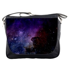 Carina Nebula Ngc 3372 The Grand Nebula Pink Purple And Blue With Shiny Stars Astronomy Messenger Bag