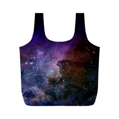 Carina Nebula Ngc 3372 The Grand Nebula Pink Purple And Blue With Shiny Stars Astronomy Full Print Recycle Bag (m) by genx