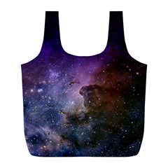 Carina Nebula Ngc 3372 The Grand Nebula Pink Purple And Blue With Shiny Stars Astronomy Full Print Recycle Bag (l)