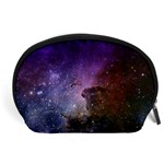 Carina Nebula NGC 3372 the Grand Nebula Pink Purple and Blue with shiny stars Astronomy Accessory Pouch (Large) Front