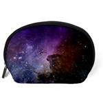 Carina Nebula NGC 3372 the Grand Nebula Pink Purple and Blue with shiny stars Astronomy Accessory Pouch (Large) Back