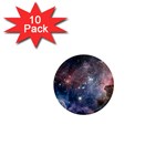 Carina Nebula NGC 3372 the Grand Nebula Pink Purple and Blue with shiny stars Astronomy 1  Mini Magnet (10 pack)  Front